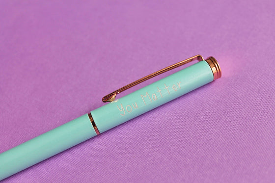Mental Health Pen, Inspirational Pens, Inspirational Pen Set: Lavender