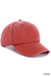 .SI-25445 Vintage Washed Trucker Hat Baseball Cap: BLACK-161323 / OS